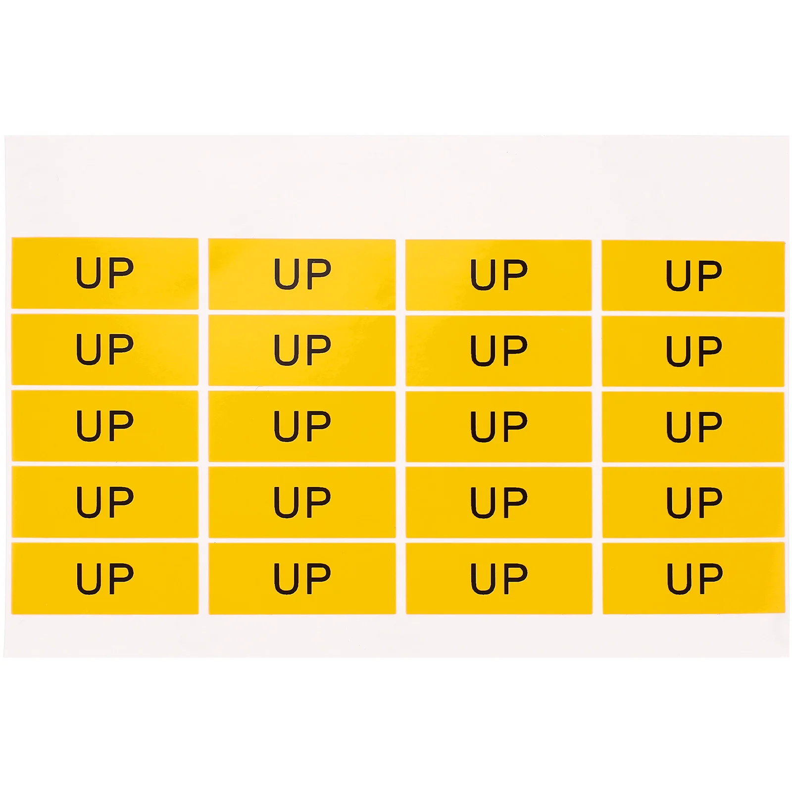 20 pezzi etichette adesive di avvertimento decalcomania adesiva in PVC per dispositivo macchina luce di sicurezza interruttore identificatore segnale di sicurezza stradale