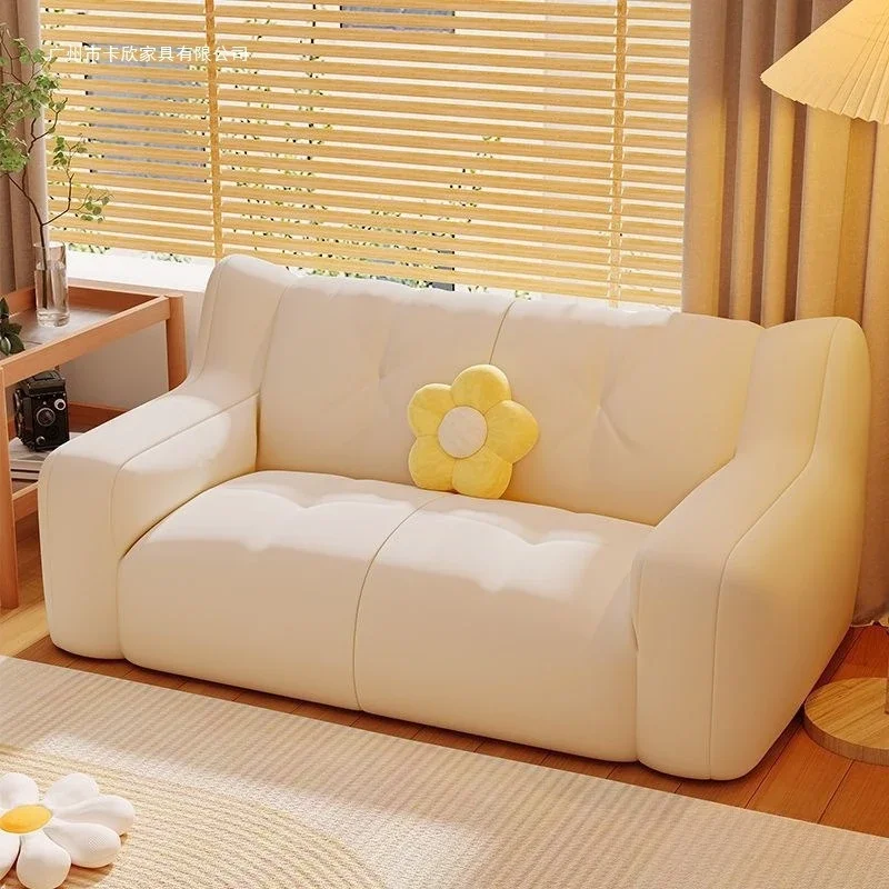 Sofá pequeño moderno Para ocio, suelo de balcón, sofá reclinable de lujo Para el hogar, sala de estar italiana, Muebles posmodernos