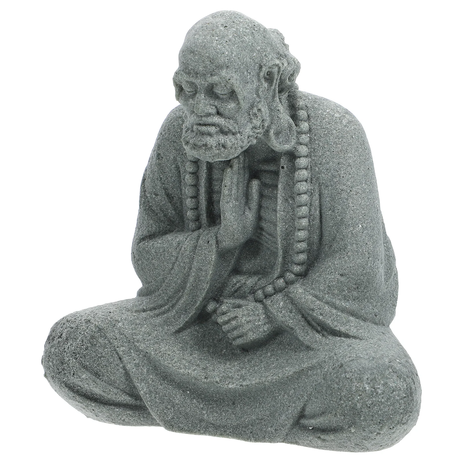 

Mini Buddha Statue for Aquarium Fish Tank Decoration Resin Underwater Buddha Sculpture Tabletop