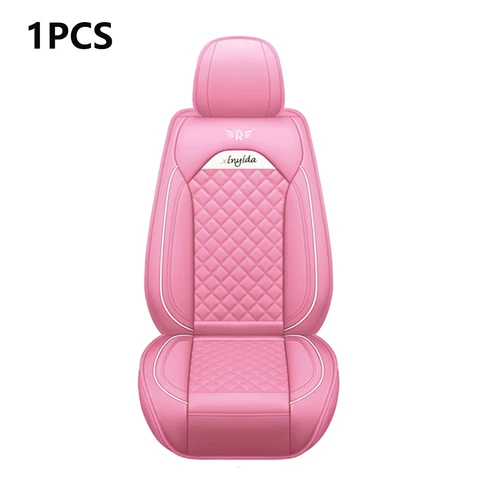 Кожаные Чехлы Для Автомобильных Сидений VW Volkswagen Polo Touareg Amarok Caddy Passat Tiguan Golf Jetta - Универсальные Аксе...