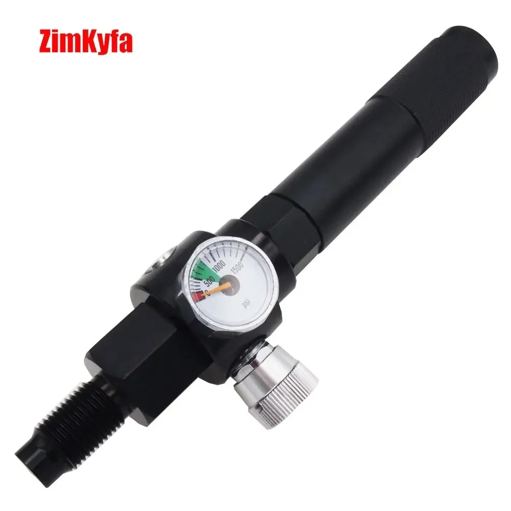 

12 грамм капсульный воздушный картридж CO2, быстросменный адаптер «сделай сам», регулирующий клапан регулятора 0-800 фунтов на квадратный дюйм с резьбой M16x1,5, выход