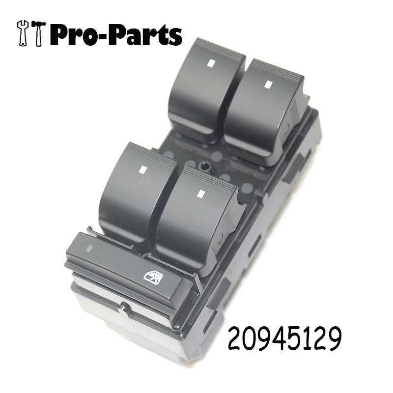 20945129 New Master Power Window Control Switch 25789692 25951963 For Chevy Silverado GMC Sierra Traverse HHR Yukon Buick