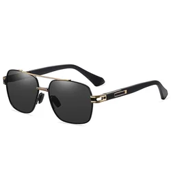 Anti-glare Minus Lens Prescription  Metal Sunglasses Men Polarized UV400 Driving Goggle 0 -0.5 -0.75 -1.0 To -6.0