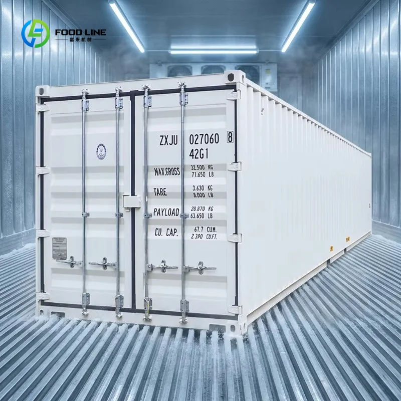 Ocean Container Cold Room Freezer 220V Sanyo Cold Door Restaurant Hotel Storage Commercial OEM Customized