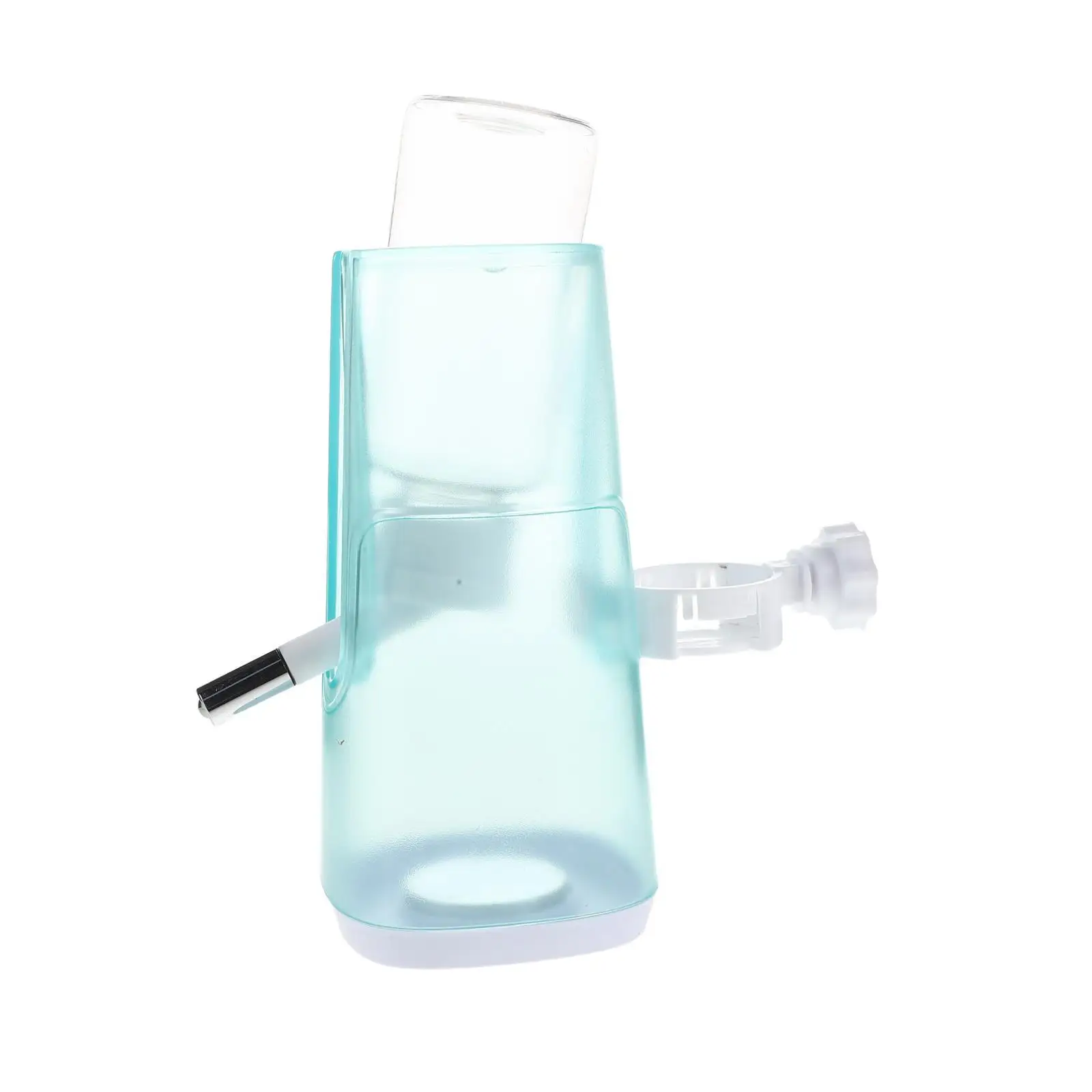 

Small Pet Waterer Hamster Water Bottle 120Ml Leakproof No-Drip Adjustable Standalone Small Animal Water Dispenser for Rabbits