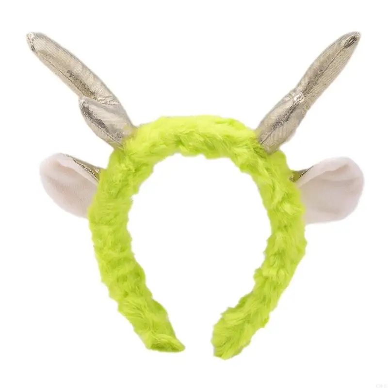 C9GE Dragon Horn Hairband for Chinese New Year Bright and Attractive Colors Stretchy and Durable Suitable for All Ages