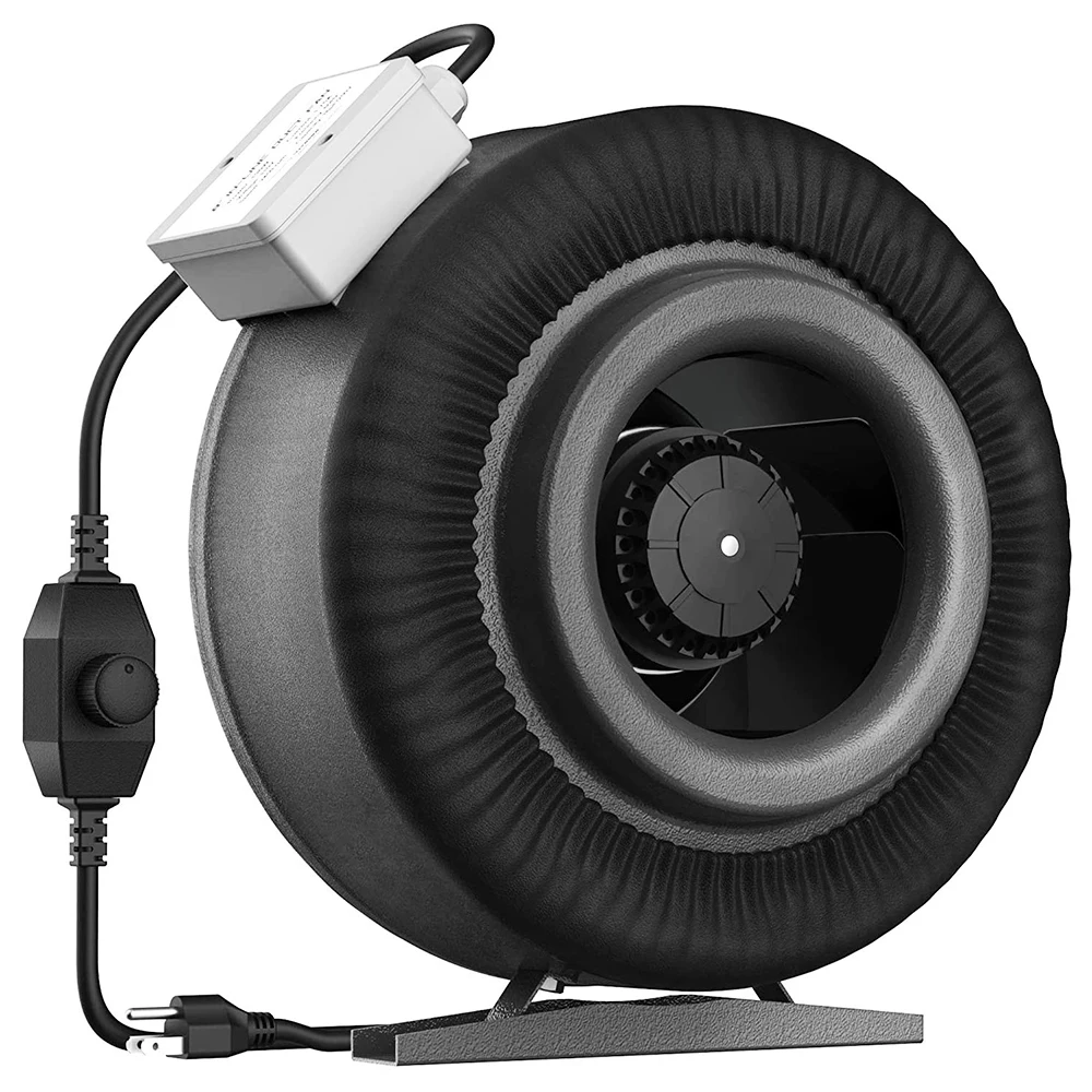 Greenhouse Hydroponic Inline Centrifugal Ventilation Exhaust Mixed Flow Inline Fan 4 6 8 10 12 Inch Custom Size