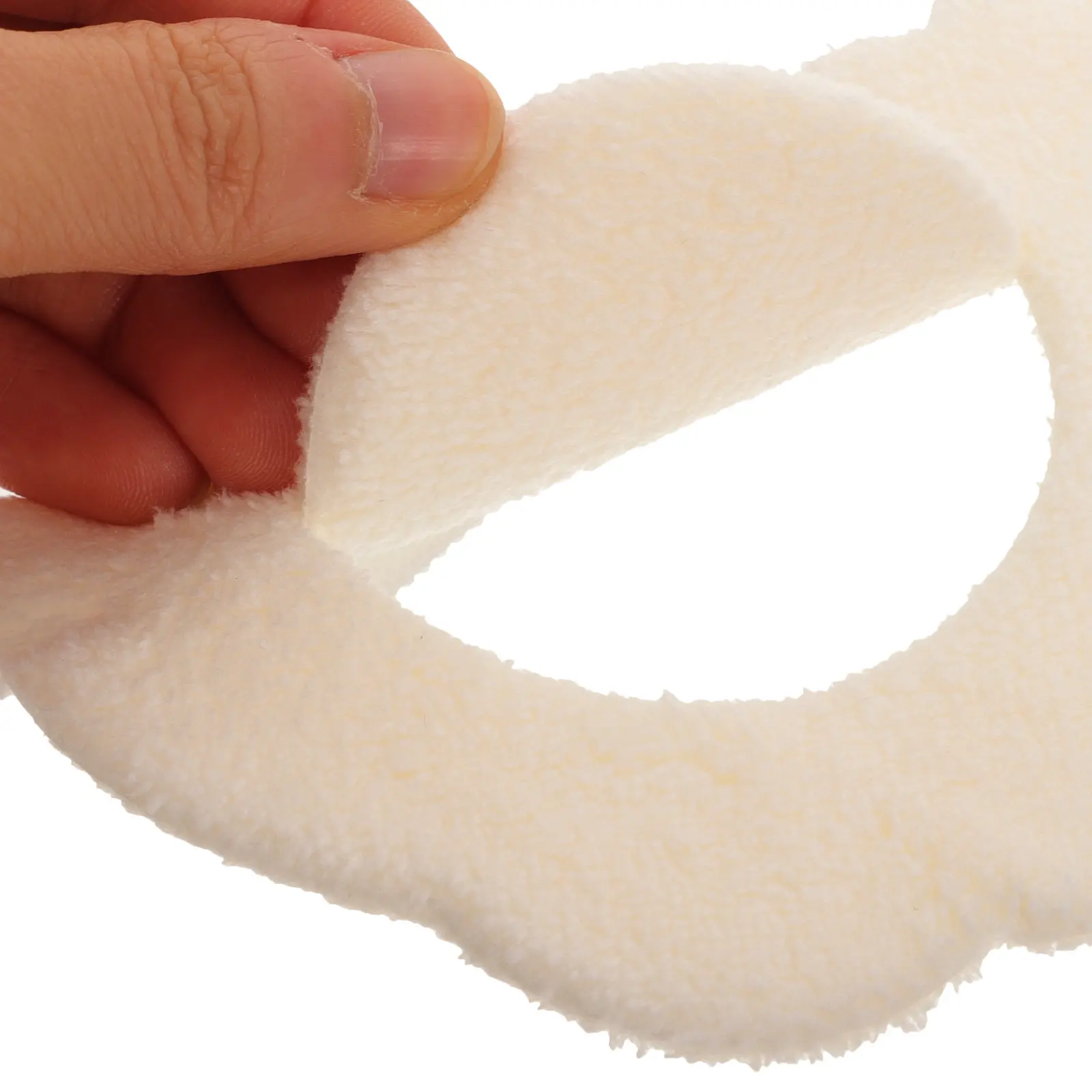 Hot Cold Compress Facial Towel Double-Layered Steaming Mask Eye Patch Design White Color Portable Rope Spa Beauty