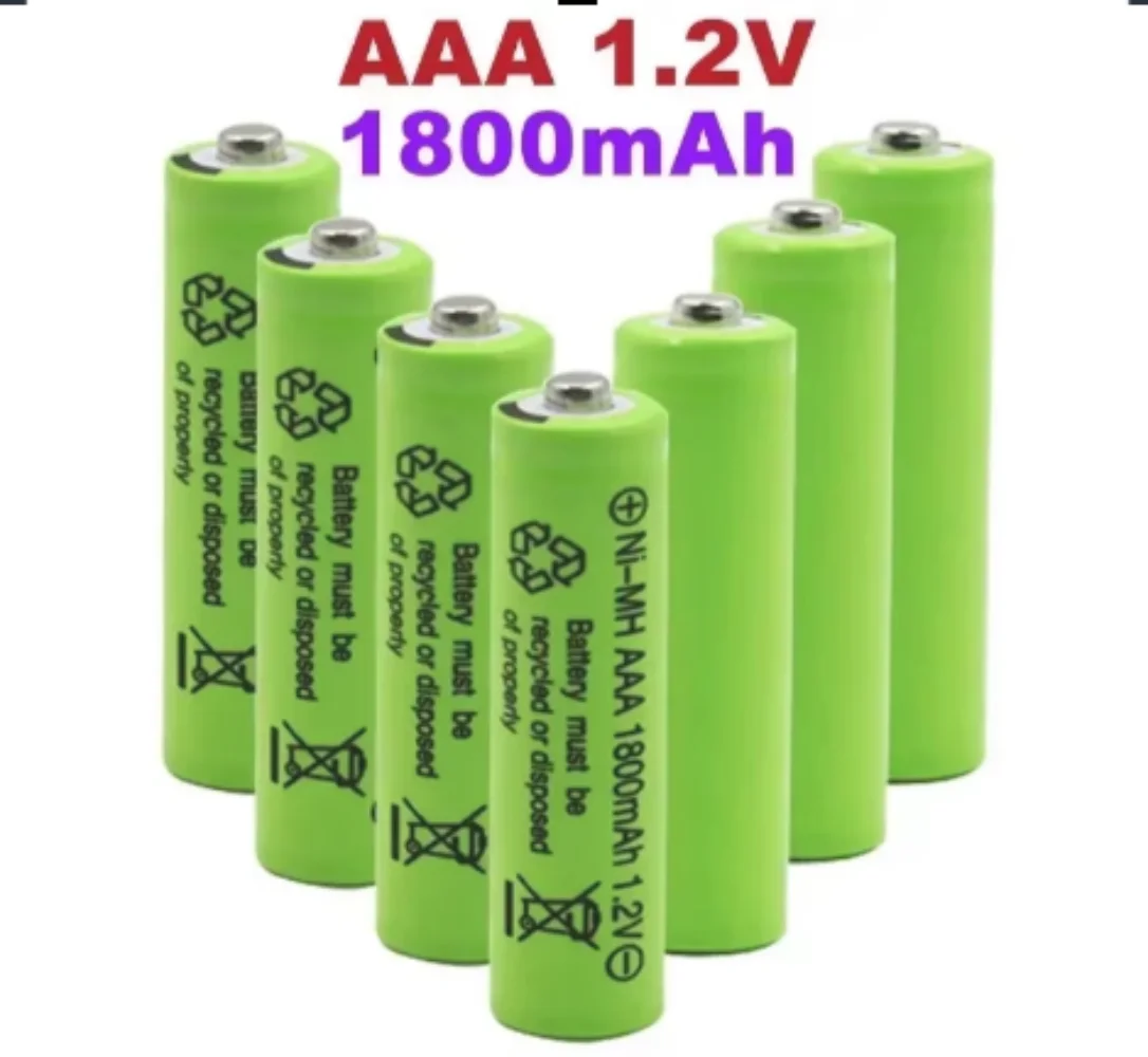 2-20PCS 1.2V 1800mAh AAA Ni-MH Rechargeable Battery with Solder Tabs Replacement for Philips Braun Electric Shaver Razor