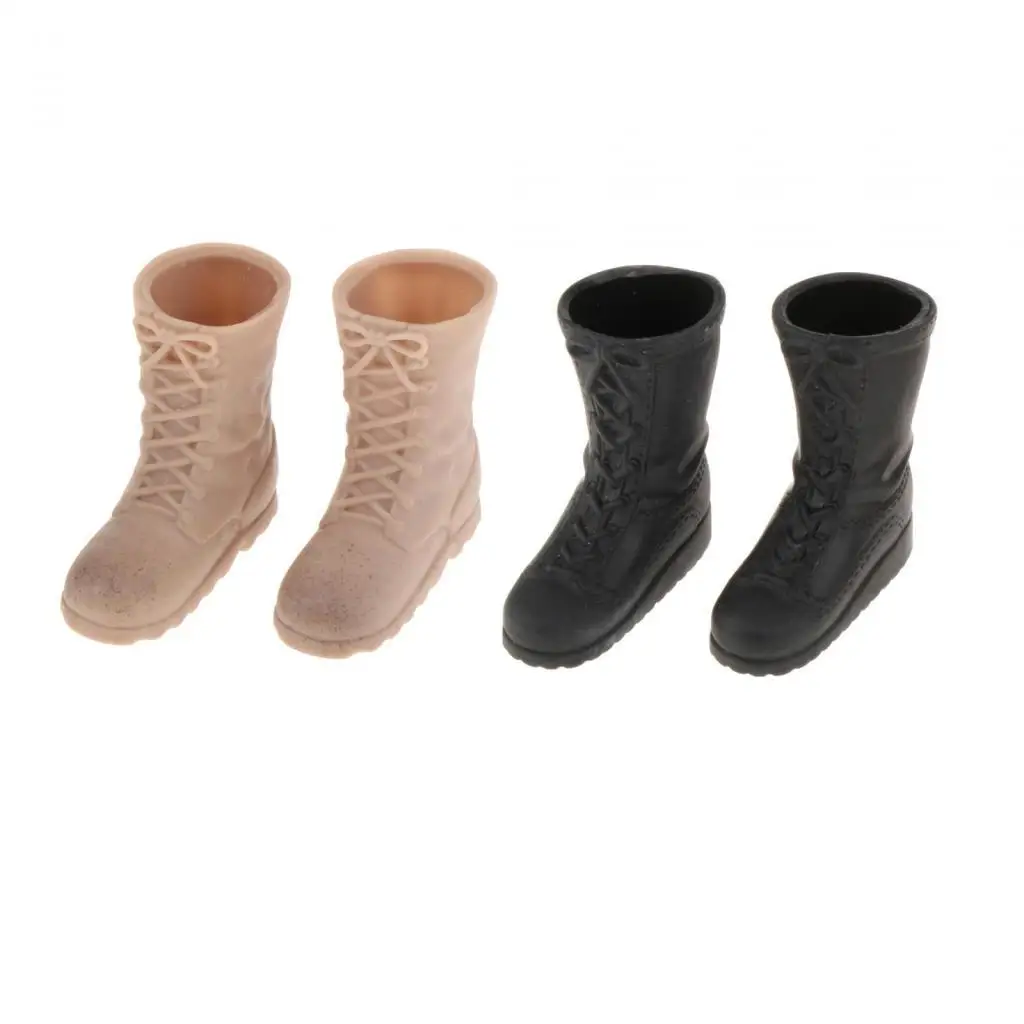 1/6 Scale Figure Boots, Miniature Shoes, Trendy Boots Model, Dress up Accessory for 12 inch Female Figures