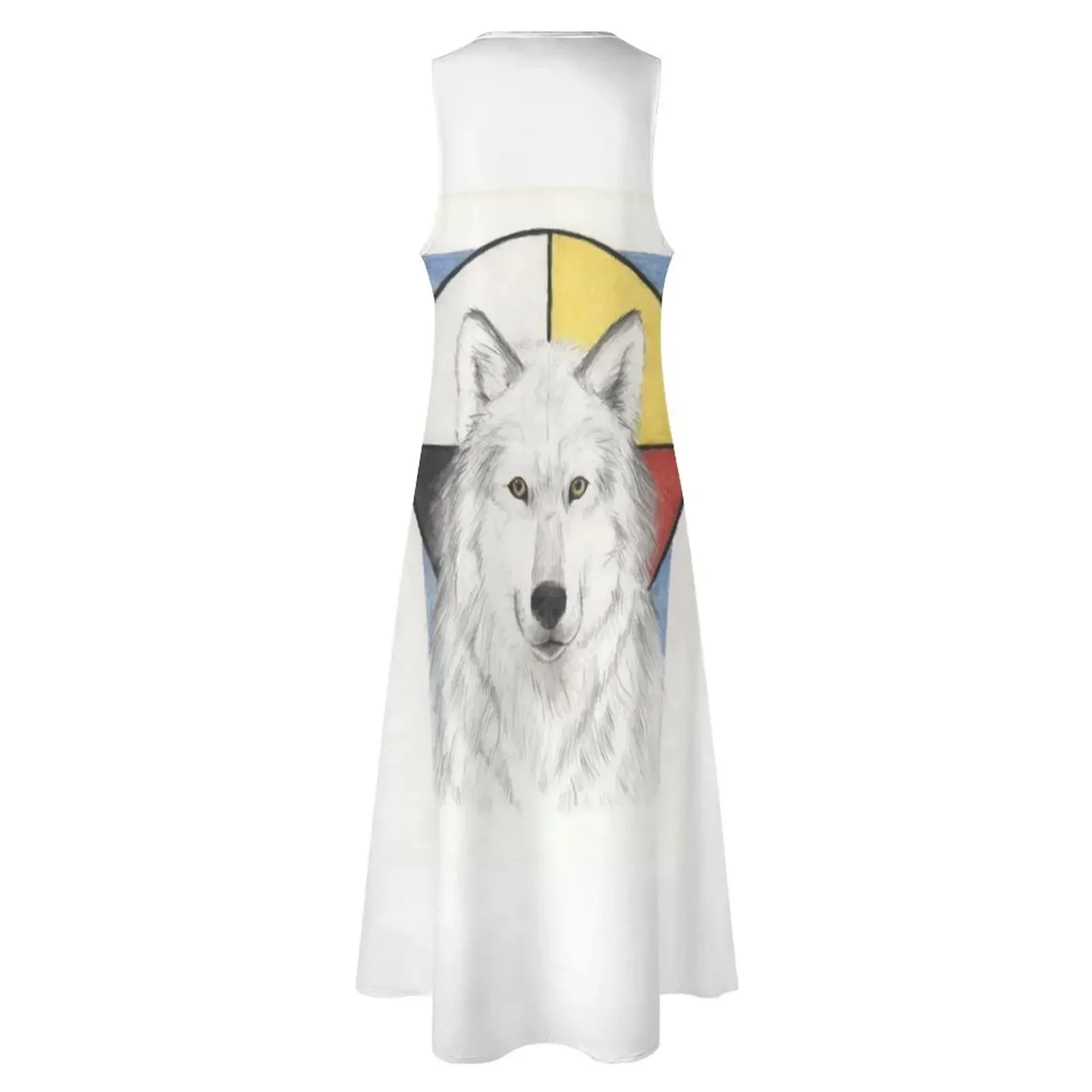 ชุดเดรสยาวลายหมาป่าสวรรค์ เสื้อผ้าผู้หญิง เสื้อผ้าแฟชั่นผู้หญิง ปี 2025 ชุดราตรีออกงานหรูหรา ชุดเซ็ตสำหรับผู้หญิง