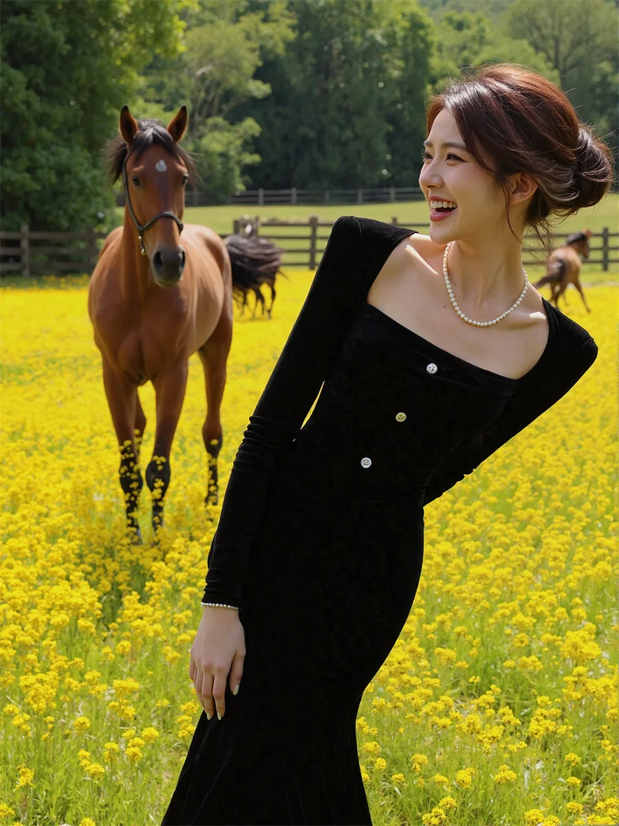 Vestido feminino y2k vintage franzido meados de bezerro senhora do escritório retalhos tornozelo comprimento tridimensional amarrado tie-dye em camadas tie-up apertado