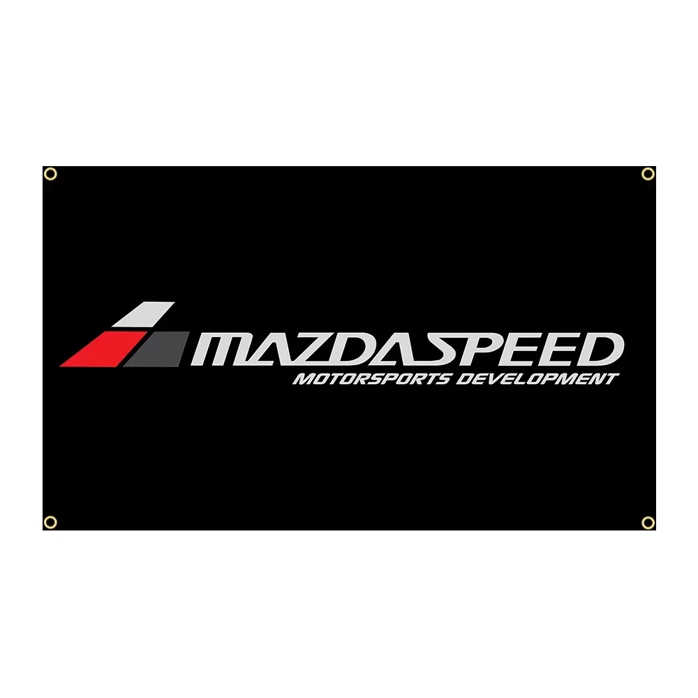 

90x150cm Mazda Speed Racing Car Flag Polyester Printed Garage or Outdoor Banner-Ft Flag Decor,flag Decoration Banner Flag Banner