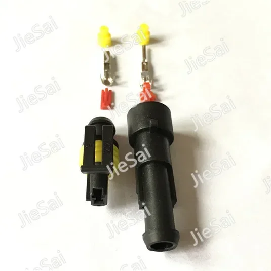 AMP Superseal 1.5 Series 1 Pin Female Male Waterproof Electrical Wire Cable Automotive Connector Plug For Car 282103-1 282079-2