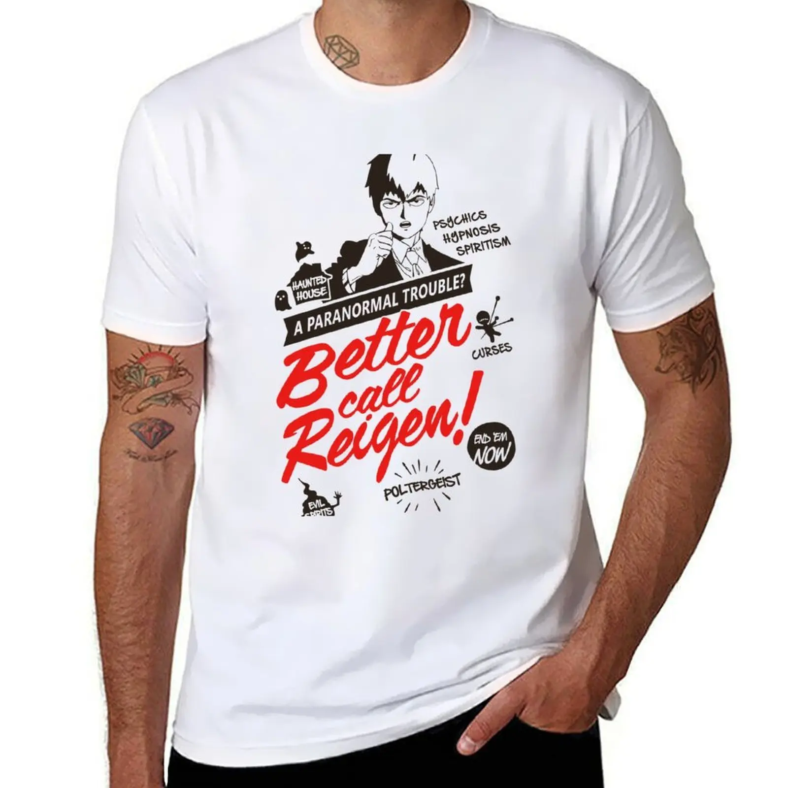 

Better Call Reigen T-Shirt cotton t shirt man essential t shirt T-Shirt