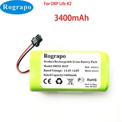 New 3400mAh C465-J1-4S1P 4inr19/66 Robotic Battery Pack For OKP Life K2 K3P K4 K5 K7 Robot Vacuum Cleaner