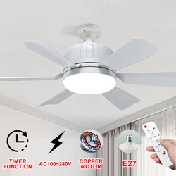 e27 gniazdo wentylatora światło wentylatora luz led de techo AC hogar chłodzenie zimny dom cocina ceiling salon ampułka wentylator wentylator