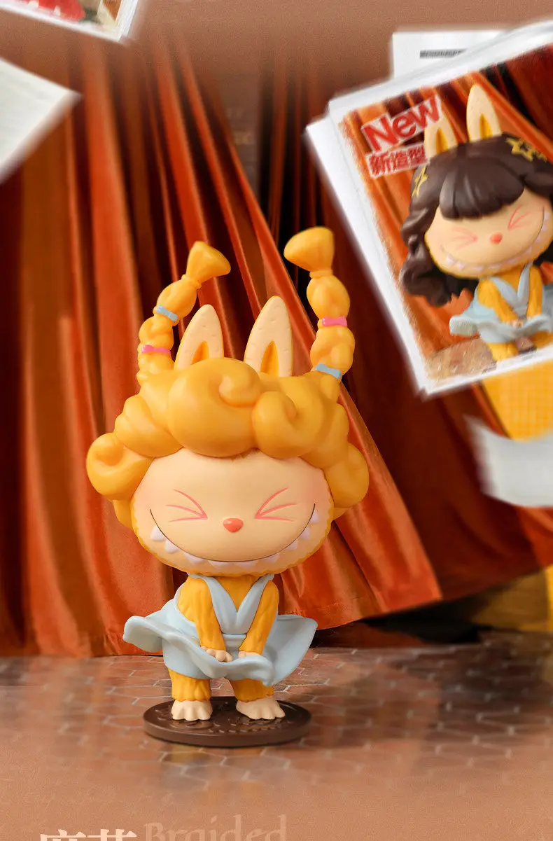 Original POPMART Labubu Retro Friseursalon Blind Box Actionfigur Sammlerstück Schreibtischdekoration Auto-Ornament Geburtstagsüberraschungsgeschenk – Detail 25