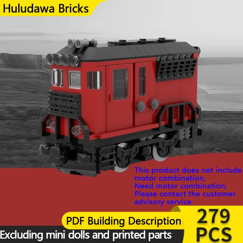 

City Car Model MOC Building Bricks Mini Diesel-Electric Shunter A Class Modular Technology Gifts Holiday Assemble Children Toys