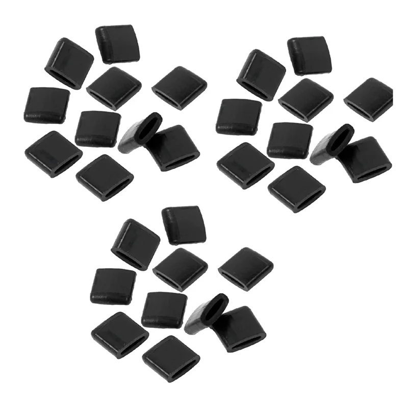 BMBY-30Pcs Square Corner Protector Air Fryer Parts Silica Gel Buffer Corner Protector Baking Tray Mat Kitchen Tool