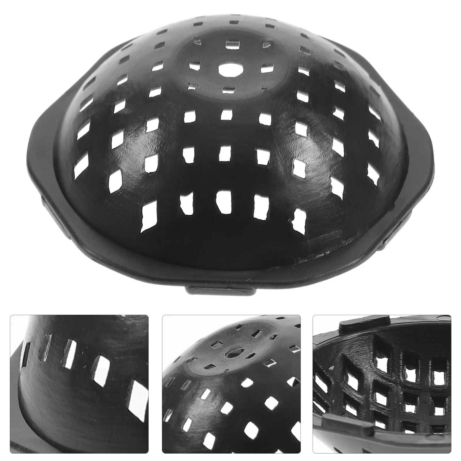 

100 шт. вентилируемых пластиковых сетчатых подложек для дна цветочных горшков, идеально подходят для дренажа садовых растений