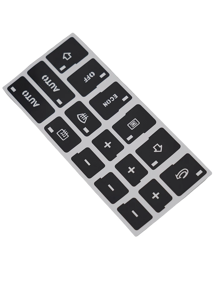 Car Air Conditioning Panel Repair Sticker Decals Stickers ForA4 B6 B7 AC Climate Control Button Repair Restoration Decal Sticker