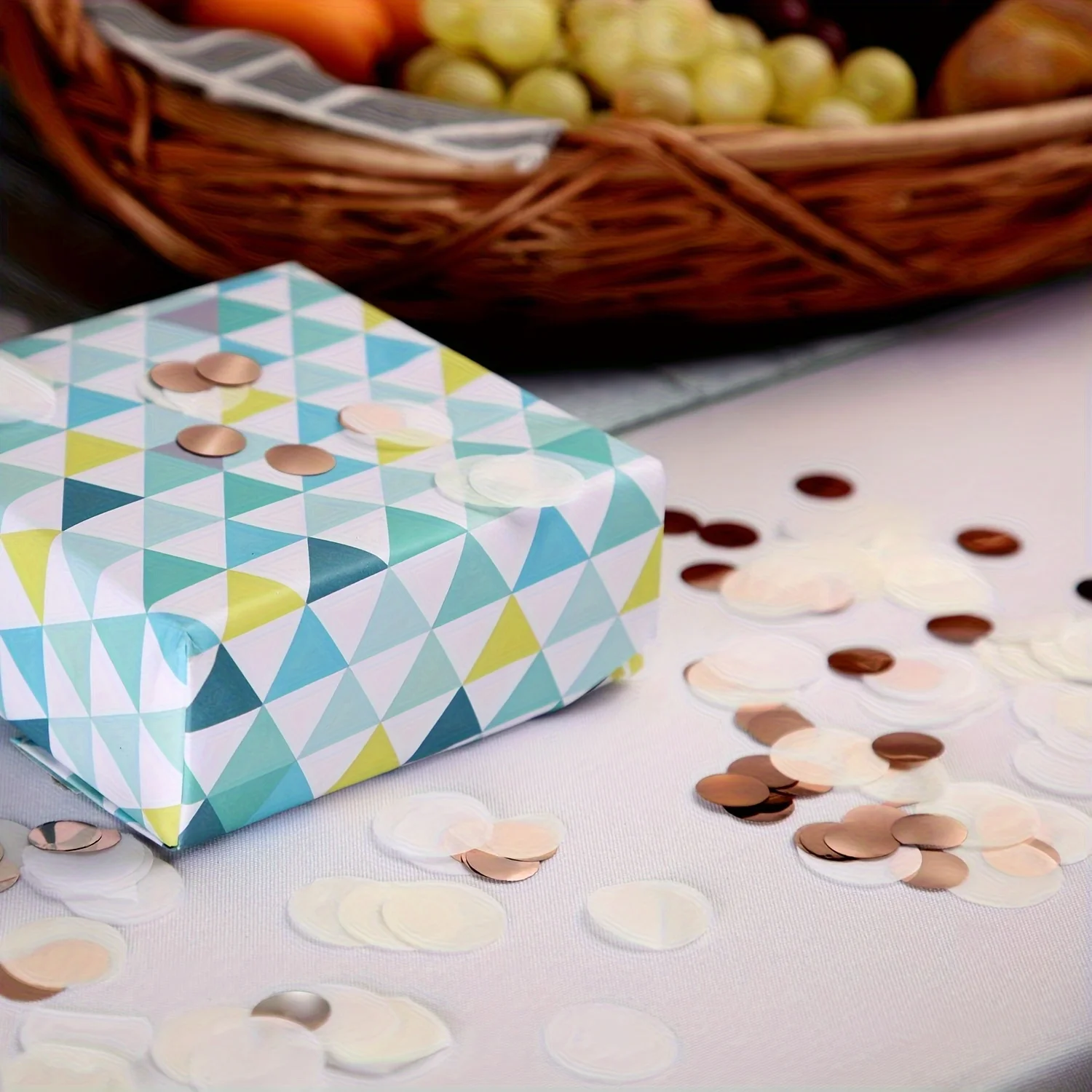 1 Packung mit 2500/5000 Stück Konfetti, für Hochzeit, Geburtstag, Party, Handwerfkonfetti, Transparente Ballonfüllung – Detail 4