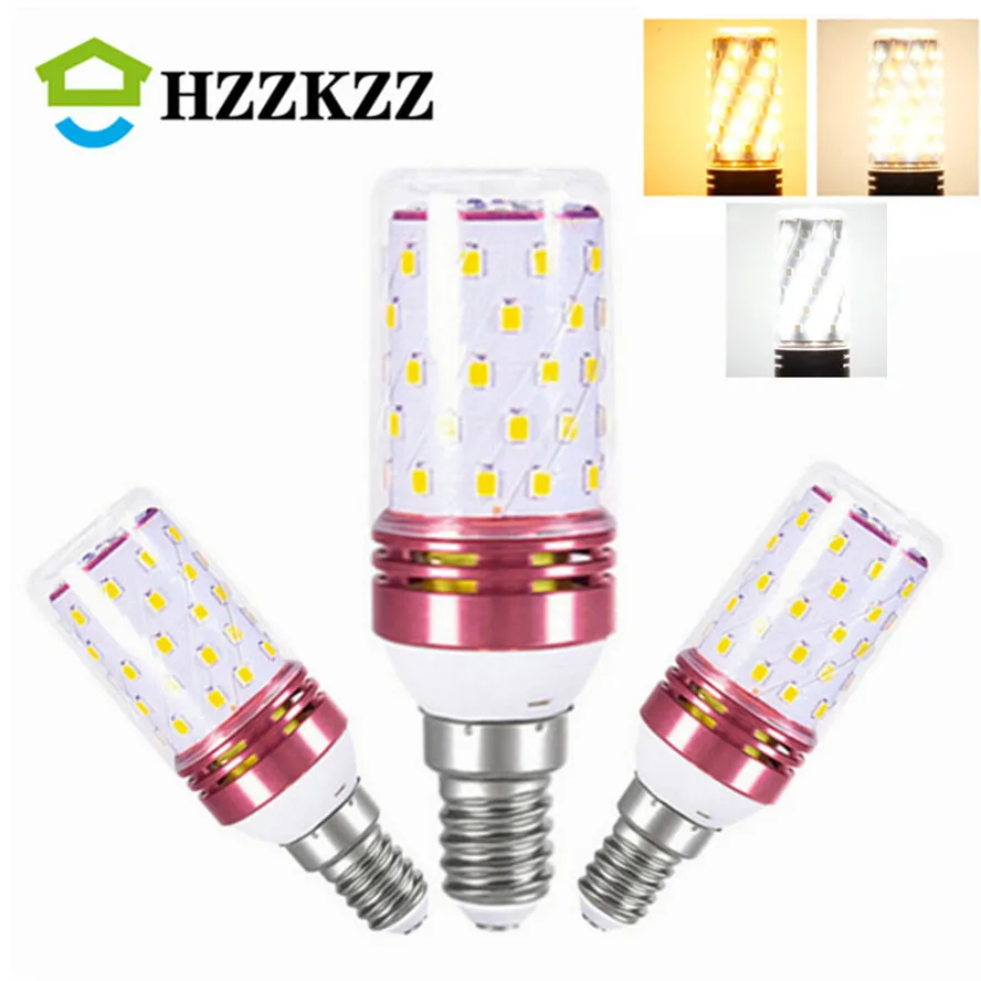 

HZZKZZ LED SMD Bulb 2835 110-240V LED Lamp E27 E14 LED Corn Bulb 12W 16W Ultra Brightness Candle LED Light Bulb Indoor Lighting