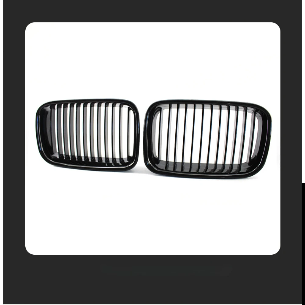 1 Pair Front Hood Bumper Kidney Grilles Grill Chrome for BMW 3-Series E36 Sedan Coupe Touring 1990-1996 51138122237 51138122238 view 6