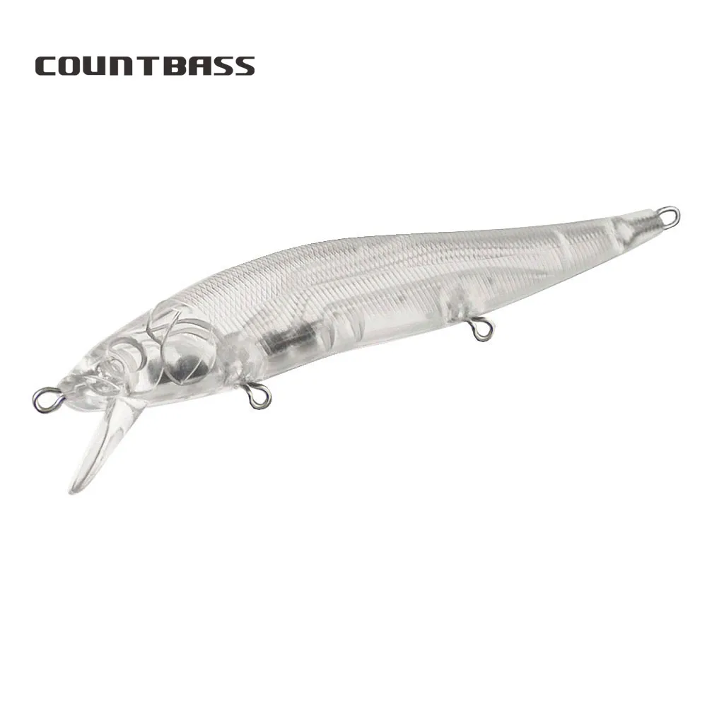 Countbbass 10Pcs Blank Hard Lure Bodies, 110mm/4.3