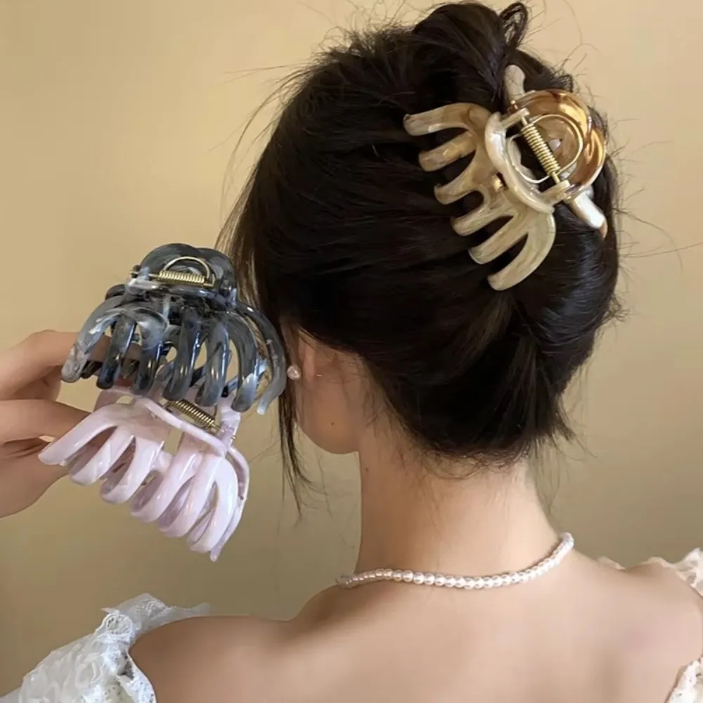Новый сладкий зажим в виде акулы, нескользящий легкий коготь для волос, элегантный головной убор, заколка для хвоста, украшения для волос