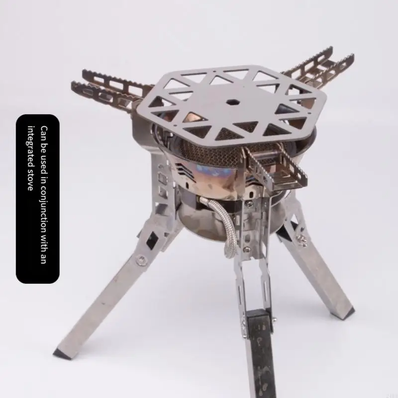 Stainless Steels Hexagon Heat Resistant Camped Stove Stand Heat Diffuser Plate For Gas Burners & Kitchen Cookware Safe 24BD