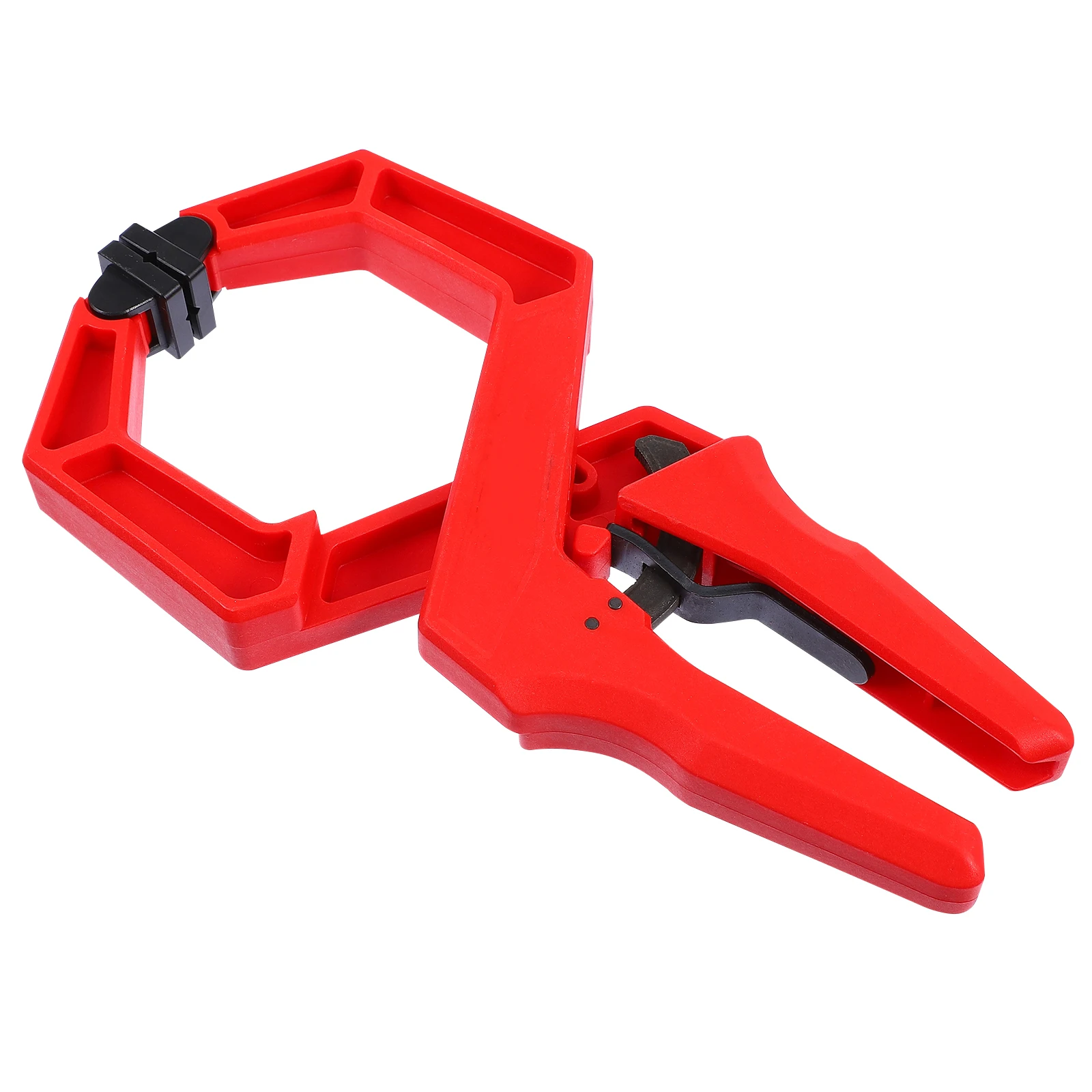 

Heavy Duty Ratchet Spring Clamps Red Plastic G shaped Carpentry Woodworking Clips Lightweight Portable H Tools