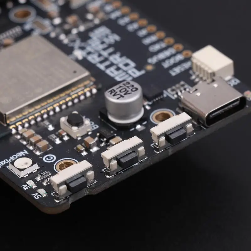 

1 шт. S3 светодиодная матричная портальная схемаPython с питанием от Интернет ESP32 модуль Интернет-дисплей для компьютерных проектов DIY