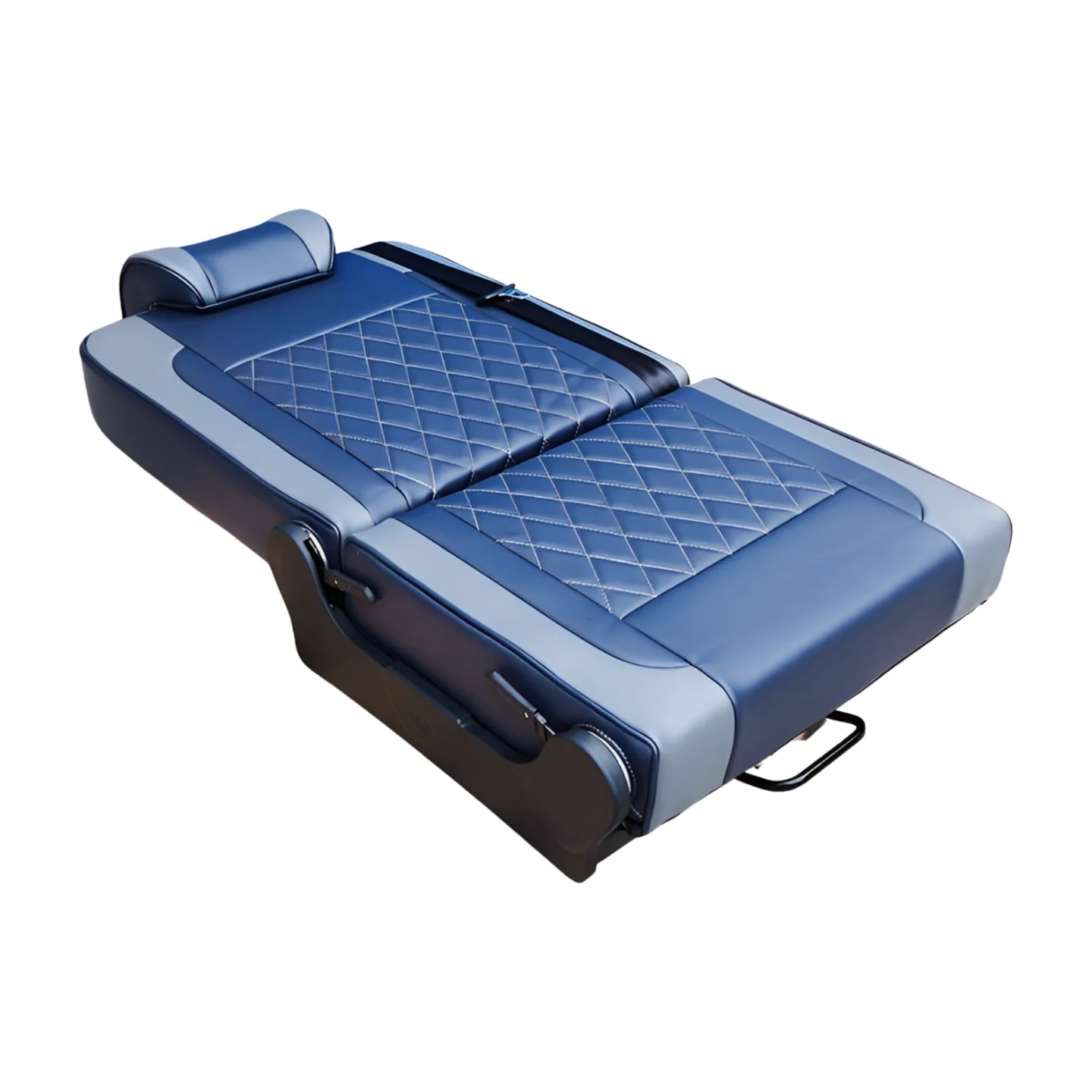 RV Fold Caravan Seats Campervan Rotatable Backrest Limousine Passenger Seat Bed