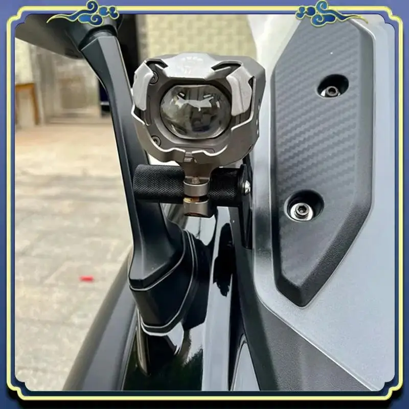 AU16-Motorcycle Accessories Windscreens Spotlight Bracket Fog Light Holder For SYM MAXSYM TL500 TL508