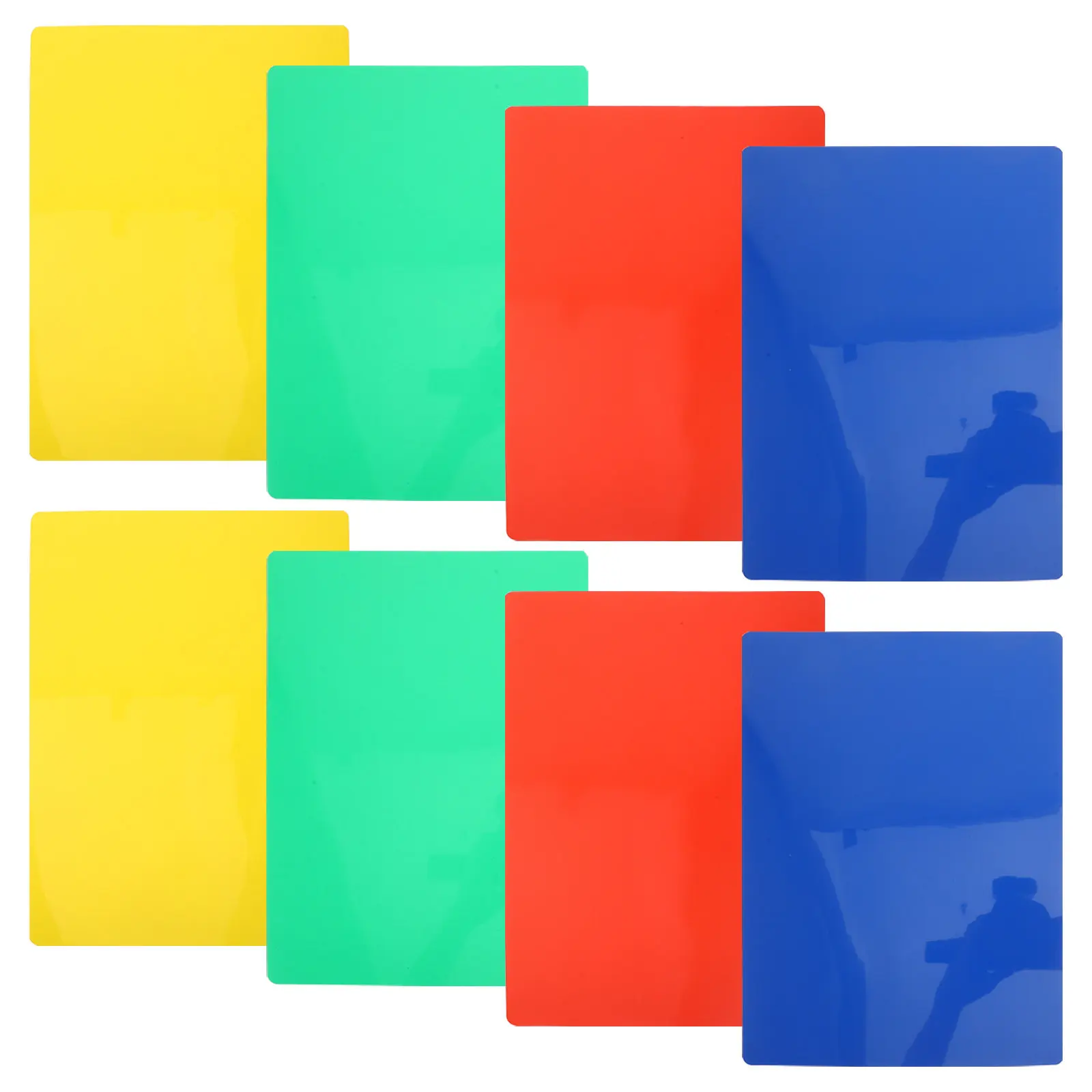 

8Pcs Writing Pads 14x10 Smooth Surface Plastic Reusable Boards for Students Professionals Dual-Sided Notetaking Sketching Exam