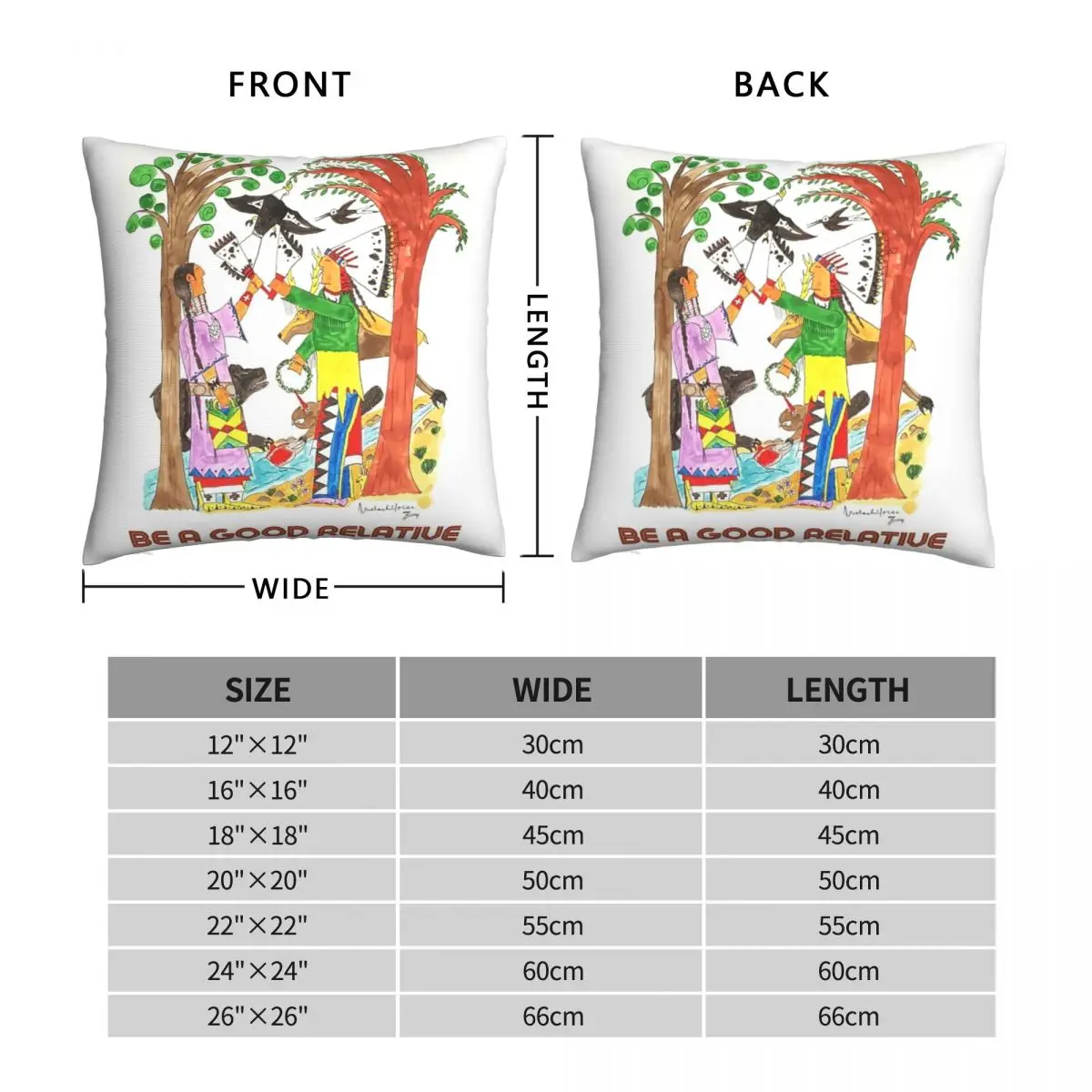 Be A Good Relative Michael Horse Pillowcase Polyester Linen Velvet Pattern Zip Decor Throw Pillow Case Sofa Seater Cushion Cover