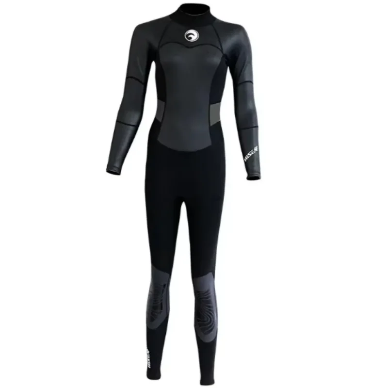 

1.5MM Warm Diving Suit Women's Full Body Thickened One Piece Long Sleeved Diving Suit Surfing Snorkeling Suit Jellyfish Clothing