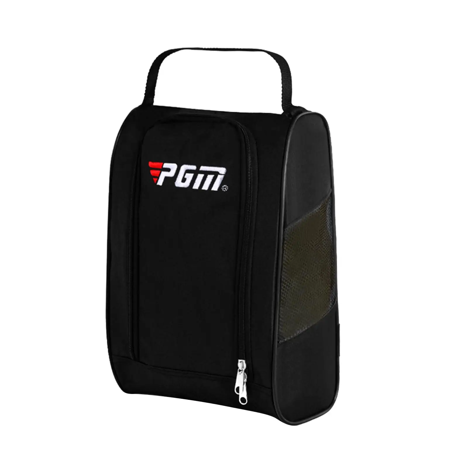 Golf Shoe Bag Travel Luggage Tote - Zippered Shoe Carrier with Ventilation - Great Golf Gift for Men or Women Sports