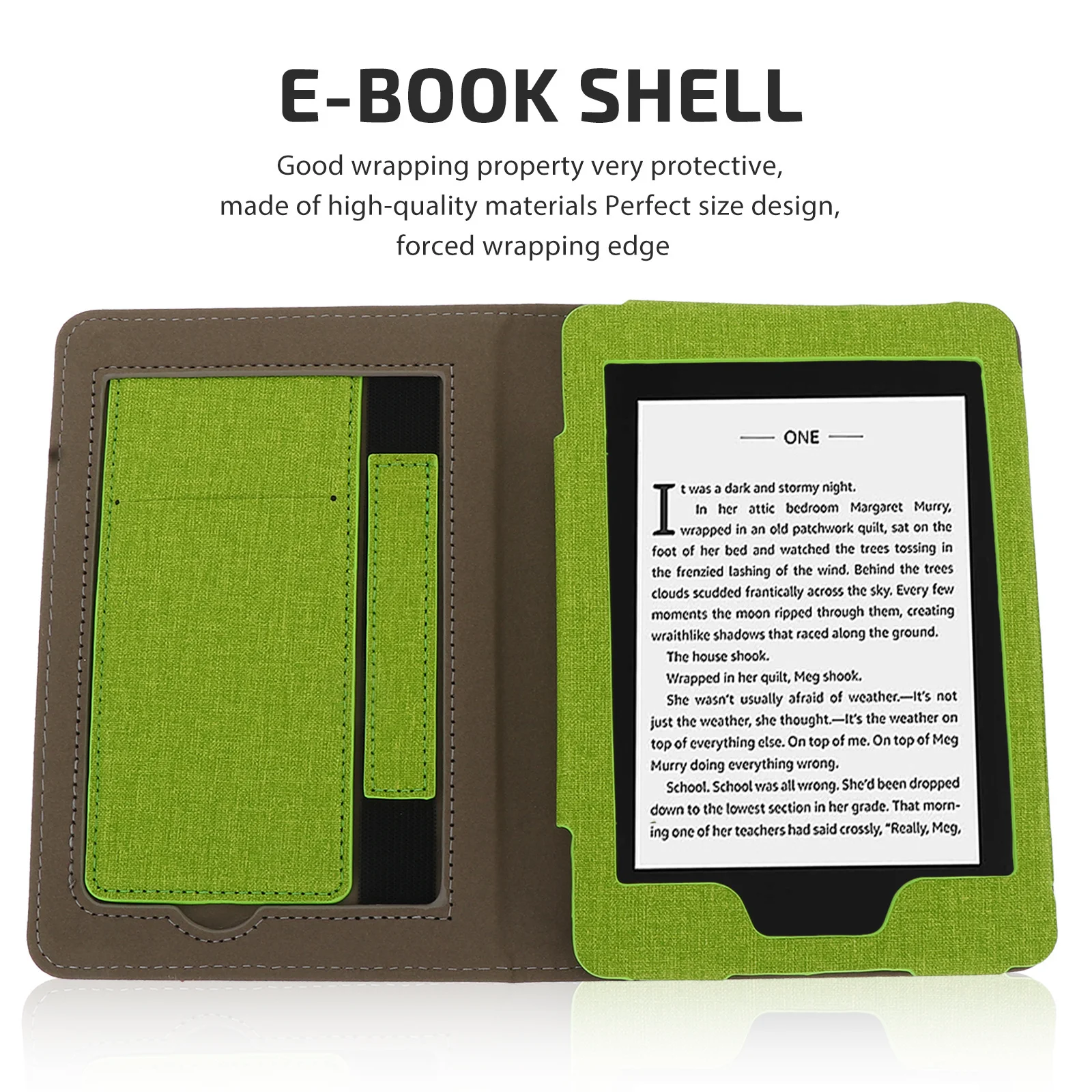 Protective Cover Auto Sleep Wake Handheld Kickstand Case Compatible Paperwhite 1 2 3 4 Anti-Vibration Scratch-Resistant