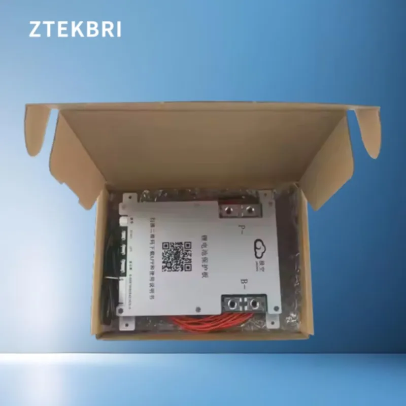 ZTEKBRI إعادة شحن بطارية Lifepo4 الذكية BMS مع شاشة LCD، مخزون الاتحاد الأوروبي لأسنان بيو لـ 8S 300Ah التوازن التلقائي 0.4A 0.6A