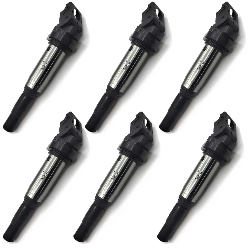 1/4/6Pcs High-Quality 12138616153 12137571643 12137559842 Car Ignition Coil for BMW 128i 328i 528i 530i X3 3.0L System Ignite