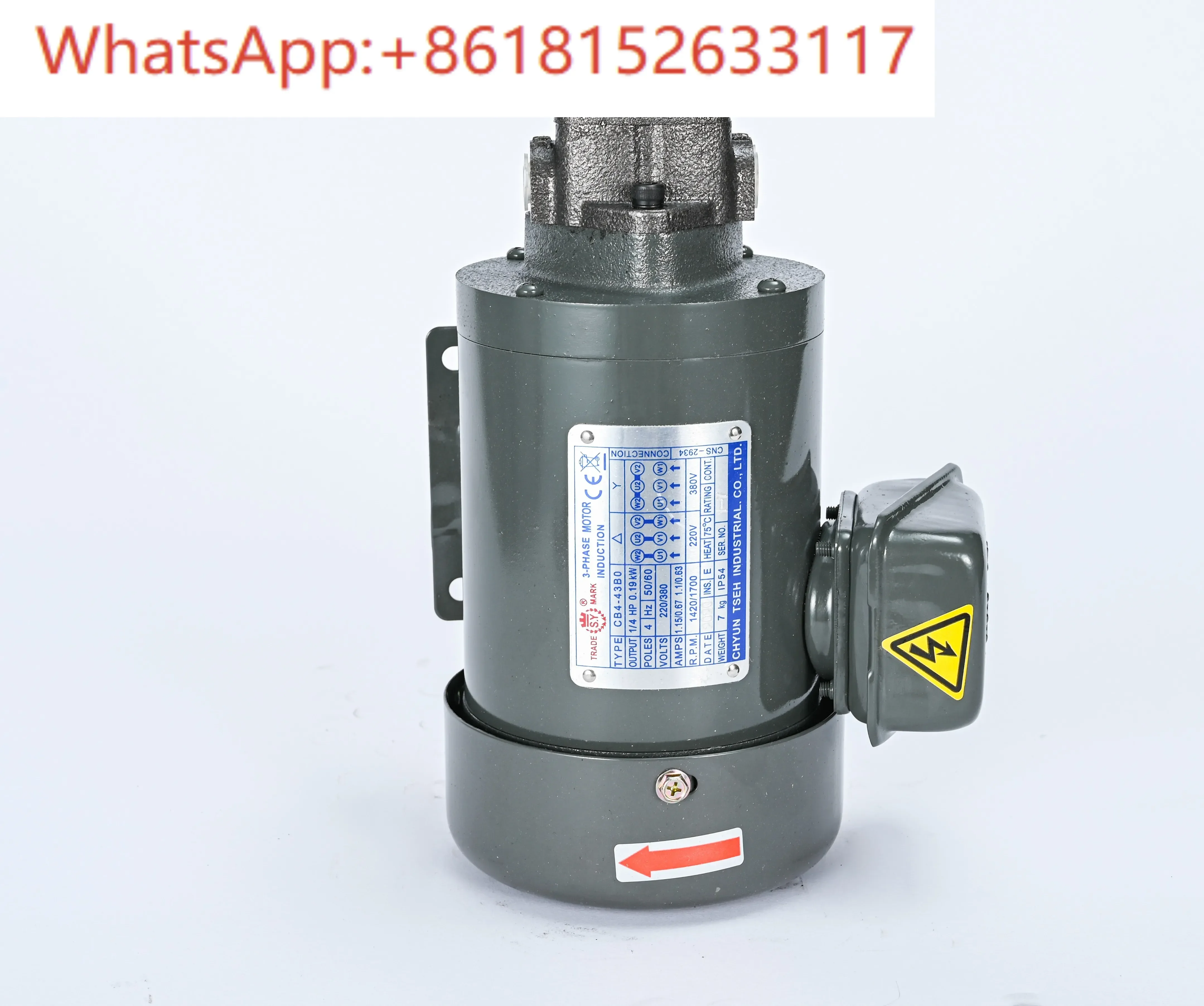 12A13A محرك مضخة زيت تشحيم ضخ صامت كبير شفط مضخة زيت مثلثة 220 فولت/380 فولت