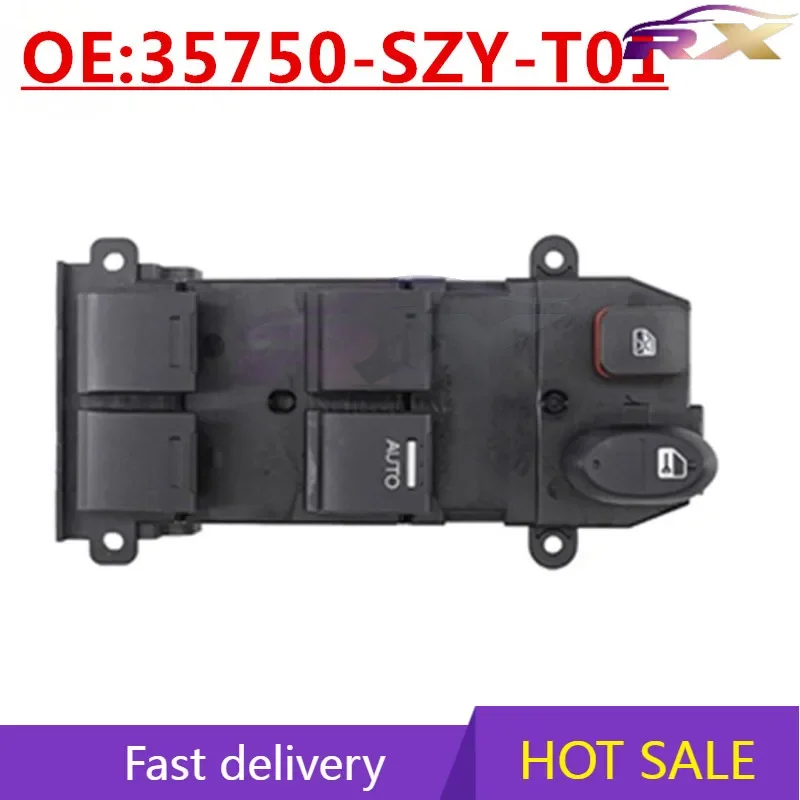 

НОВИНКА: 35750-SZY-T01 Подходит для Honda Fit, автозапчасти, переключатель стеклоподъемника, кнопка подъема стекла