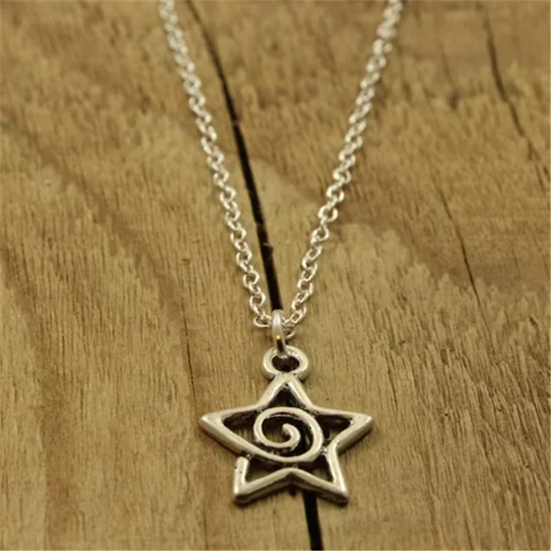 New Silver Color Star Necklaces Chain Pair of Celestial Best Friends Celestial Gift for Friend Long Necklaces Pendants Men Women