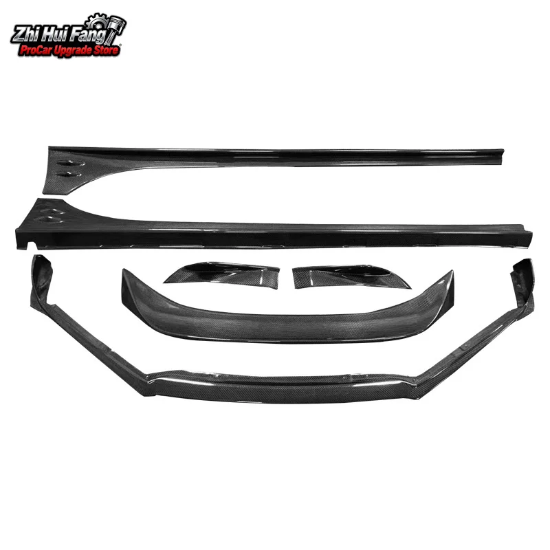

Подходит для Subaru BRZ 17-19, комплект кузова из углеродного волокна, передняя губа, боковые юбки, угловые ограждения, детали внешней модификации