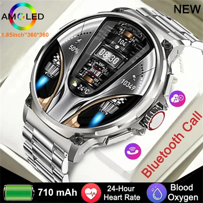 

2024 New V69 Outdoor smartwatch for Men 710mAh Sports fitness Band Blood Pressure IP67 Waterproof smartwatch for Xiaomi Huawei