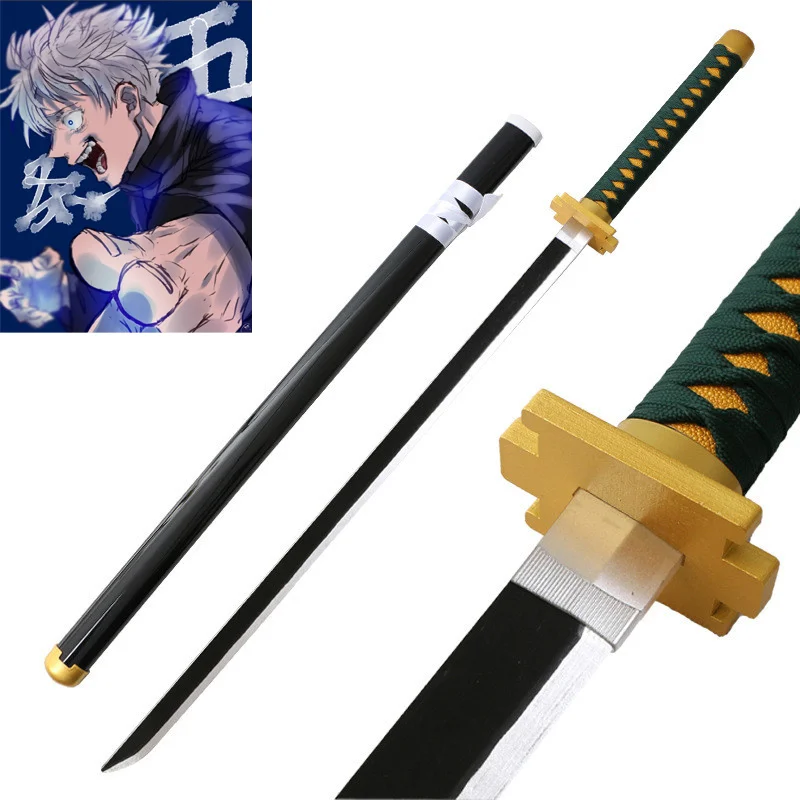 Cosplay Okkotsu 102cm Bamboo Assembled Katana Role Playing Anime Weapon Model Sword