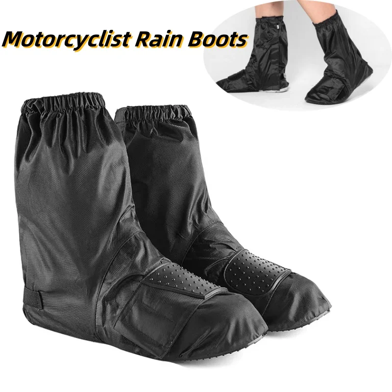 Motorcyclist Raincoat Bicycle Scooter Dirt Pit Bike Motorbike Accessories Footwear Waterproof Boots Rain Snow Portable Folding